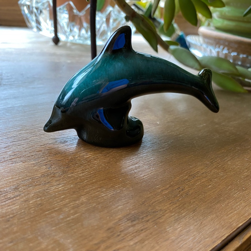 Ceramic Dolphin Figurine